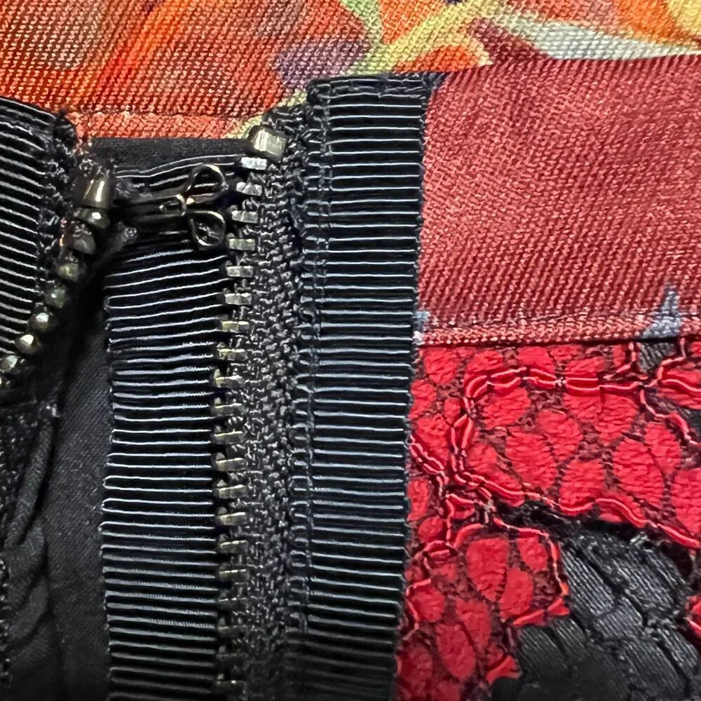 ANTHROPOLOGIE X LEIFSDOTTIR FLORAL LACE SKIRT SIZE 8 - Picture 5 of 11